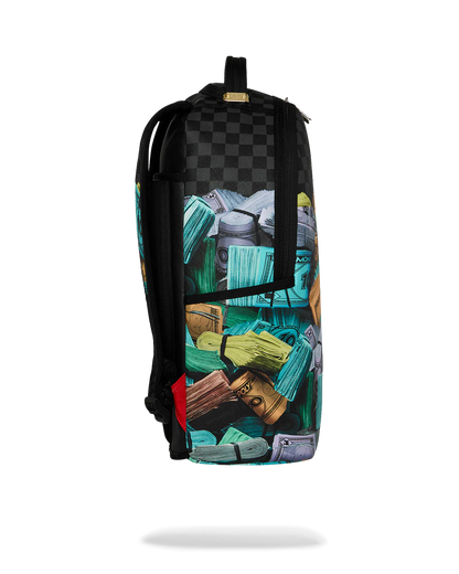 sprayground monopoly money backpack