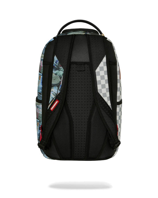 sprayground check full of cash