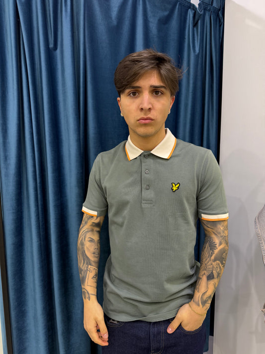 lyle&scott polo colletto contrasto