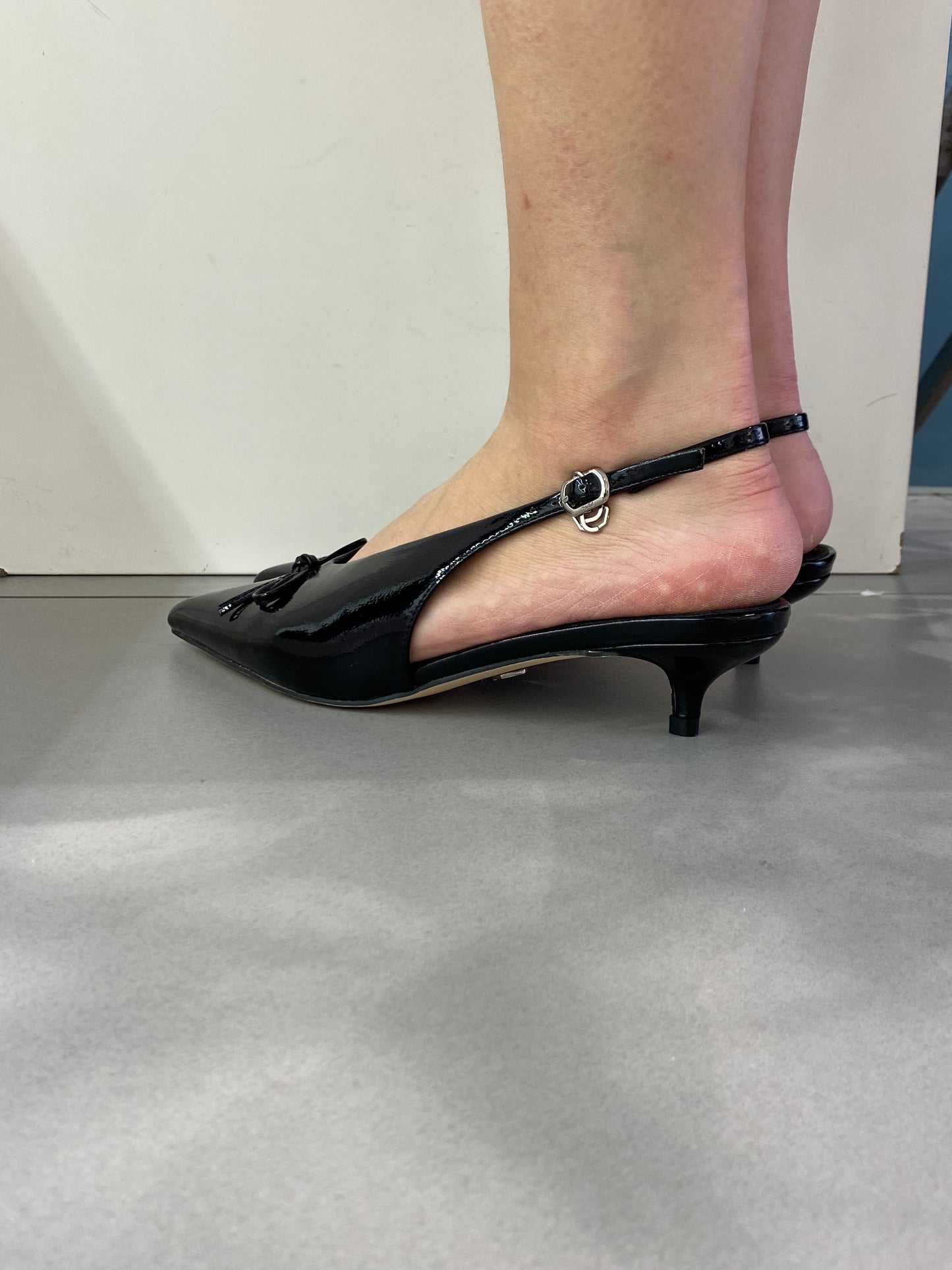 gold sling back fiocco
