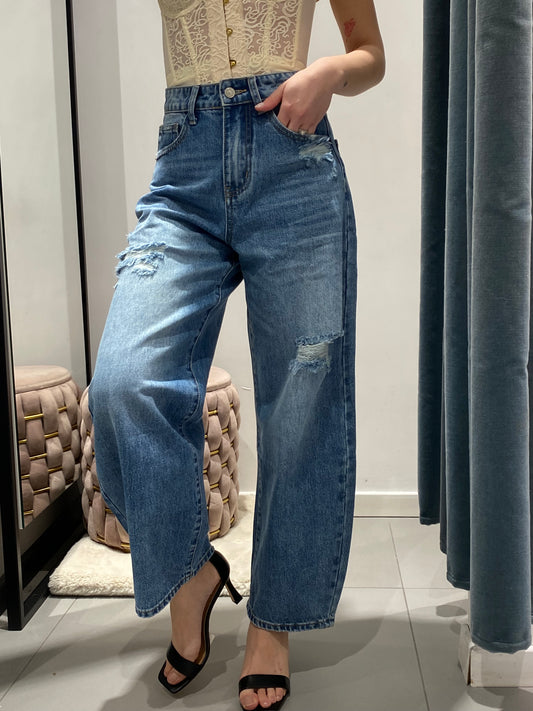 jessy denim baloon strappi