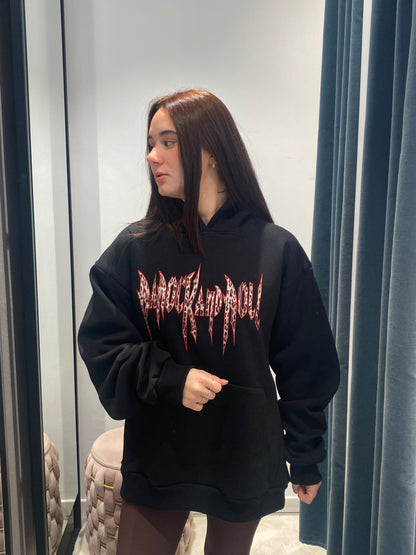 barock felpa scritta maculata