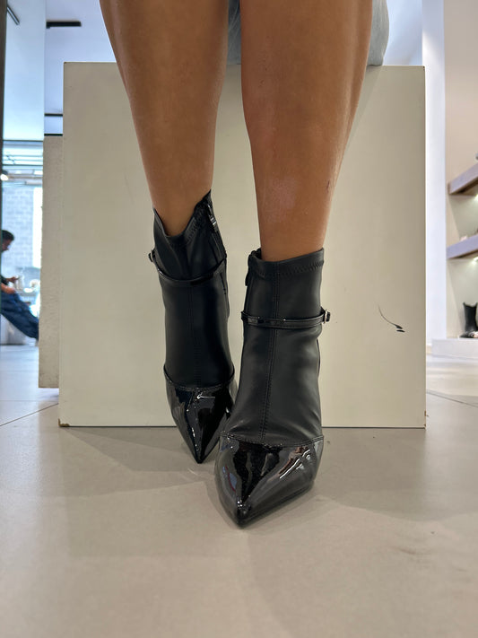 gold tronchetto punta vernice