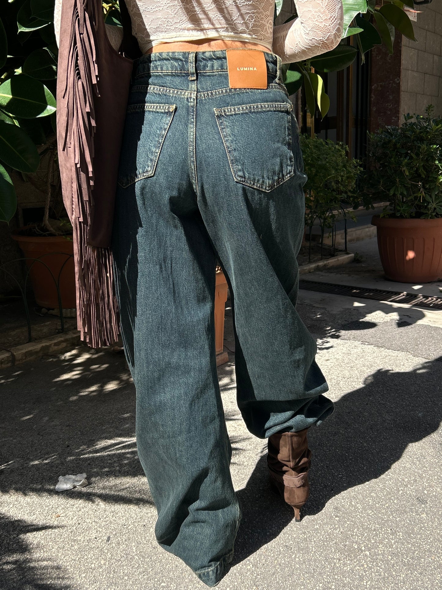 lumina jeans sabbiato baloon