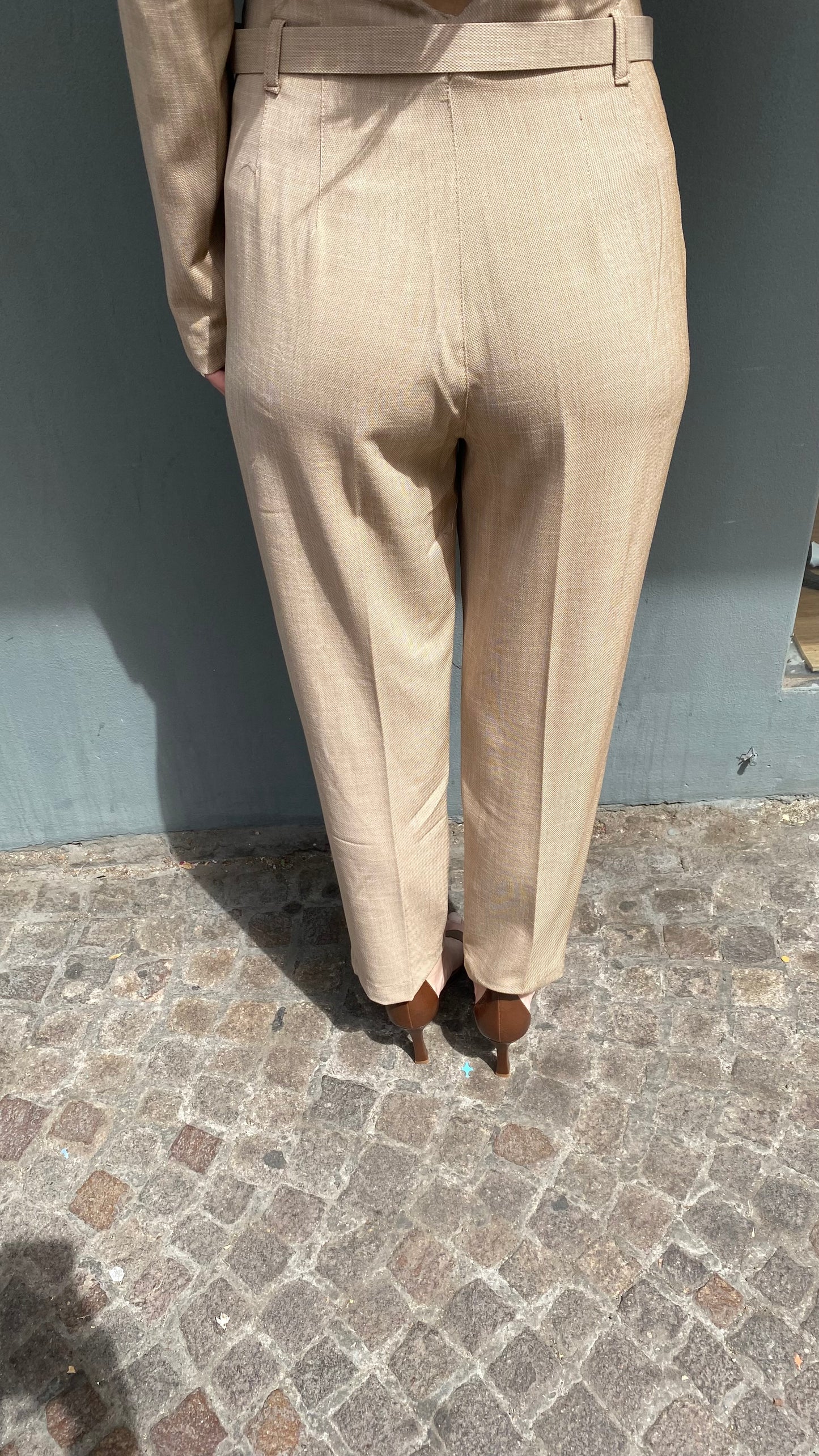 chic tailleur panta caviglia