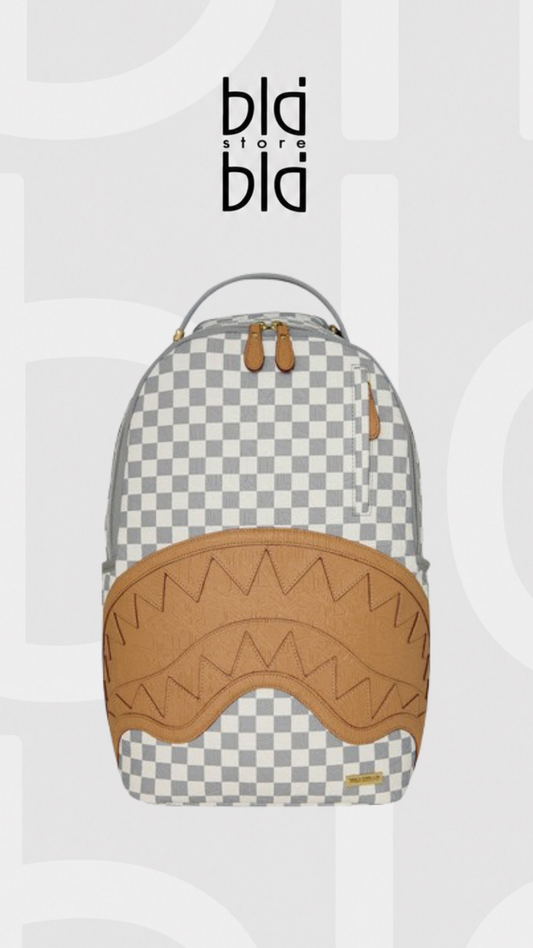 sprayground embossed cream