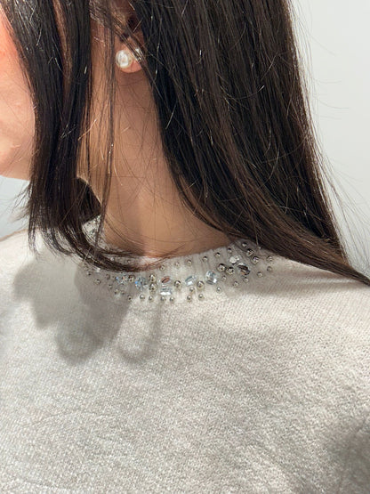 only pull brillantini collo