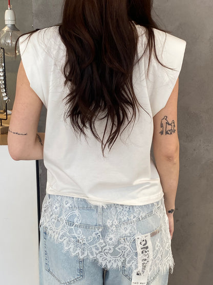 isabel t-shirt smanicata pizzo