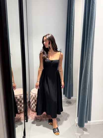 cor01 long dress laccio spalla