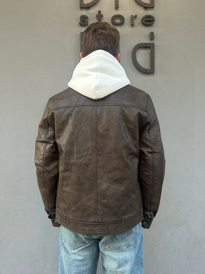 tiffosi jacket in pelle