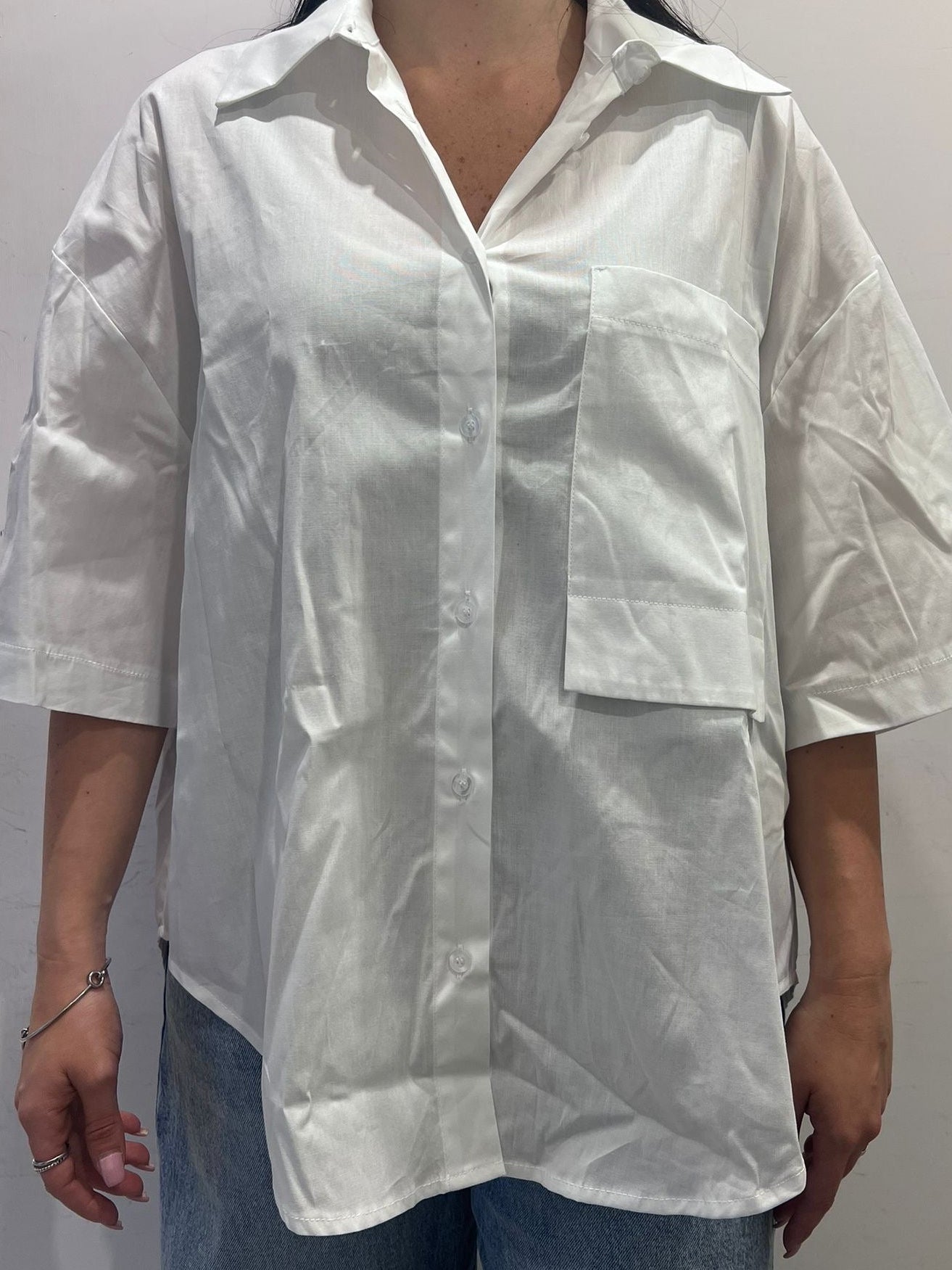 lumina camicia frange retro