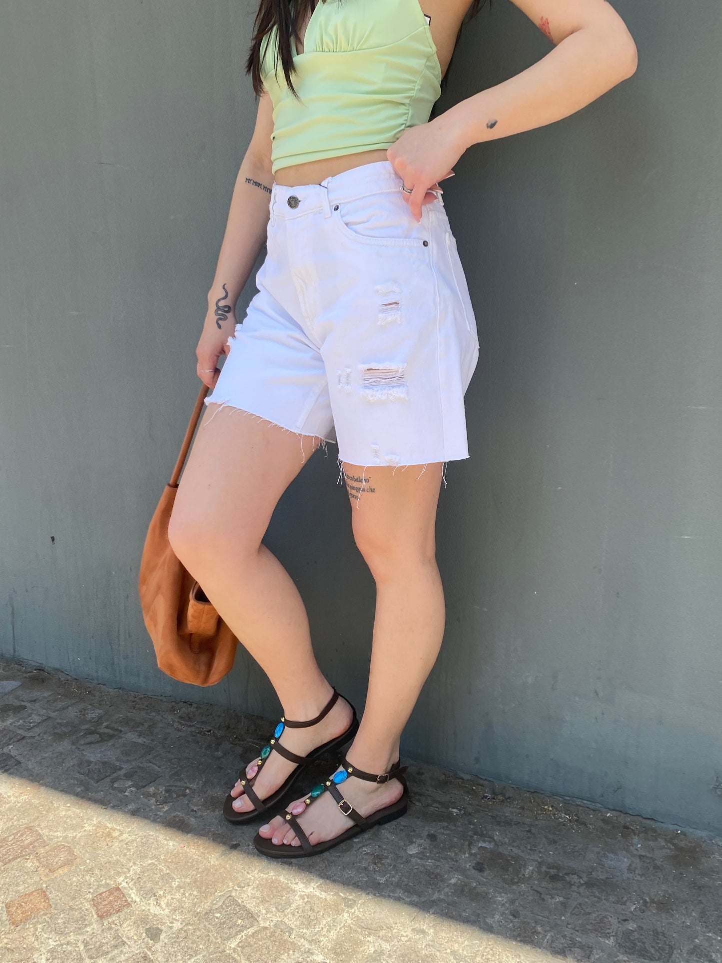 two way short denim