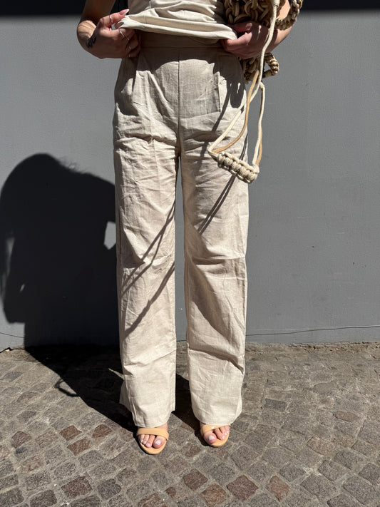glamorous pantalone lino