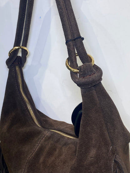 good vibes borsa frange manico