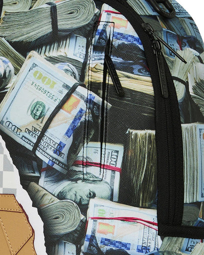 sprayground check full of cash