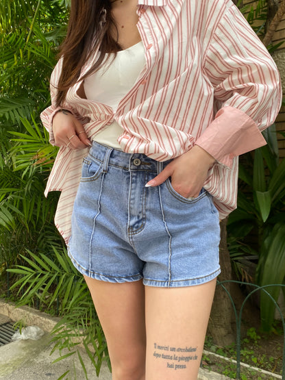luna short denim nervetto