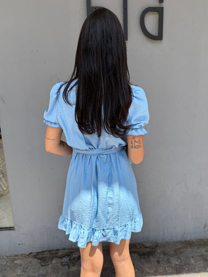 cor01 mini dress incrociato