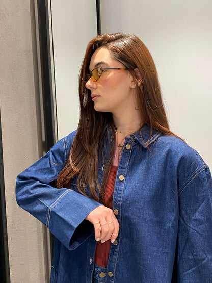 only giacca jeans bottoni