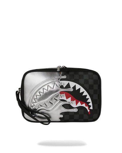 sprayground silver side drip black