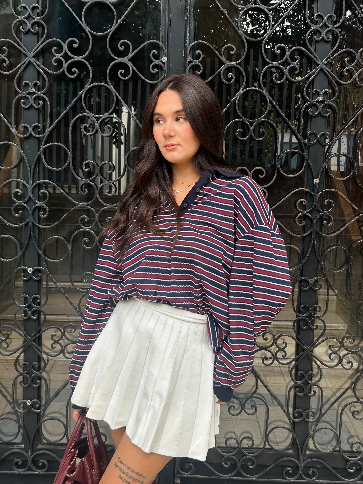 isabel polo over righe