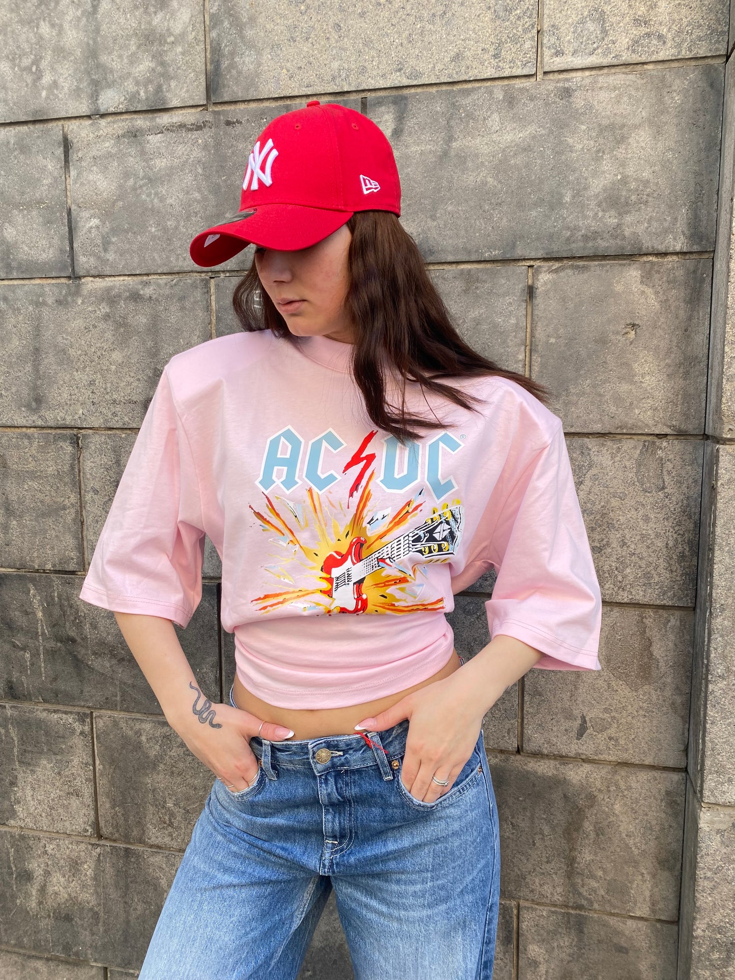 barock t-shirt stampa chitarra