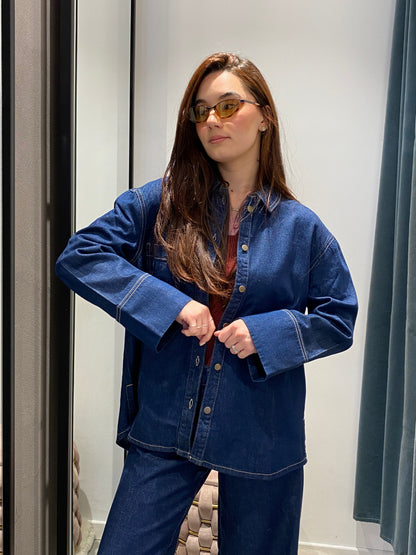 only giacca jeans bottoni