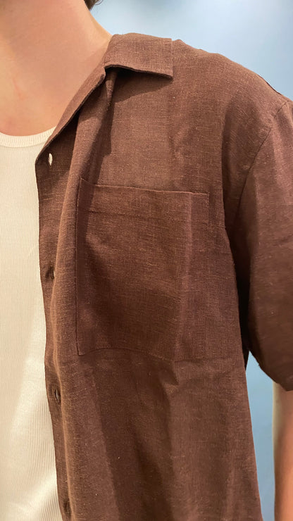 only & sons camicia m/m lino