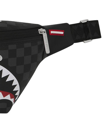 sprayground silver side drip black