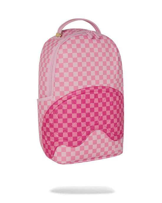 sprayground pink sip patch backpack