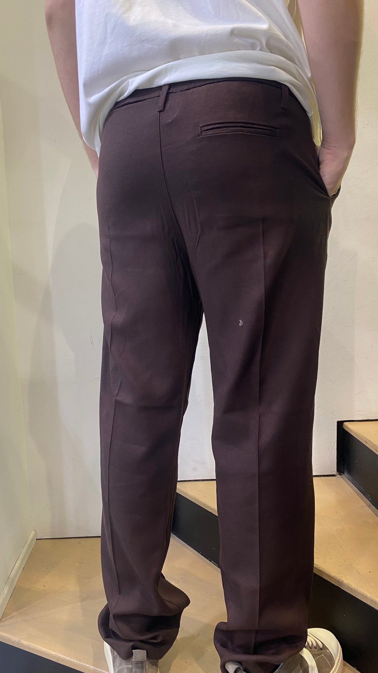 duca pantalone lino