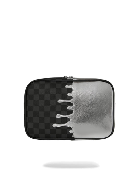 sprayground silver side drip black