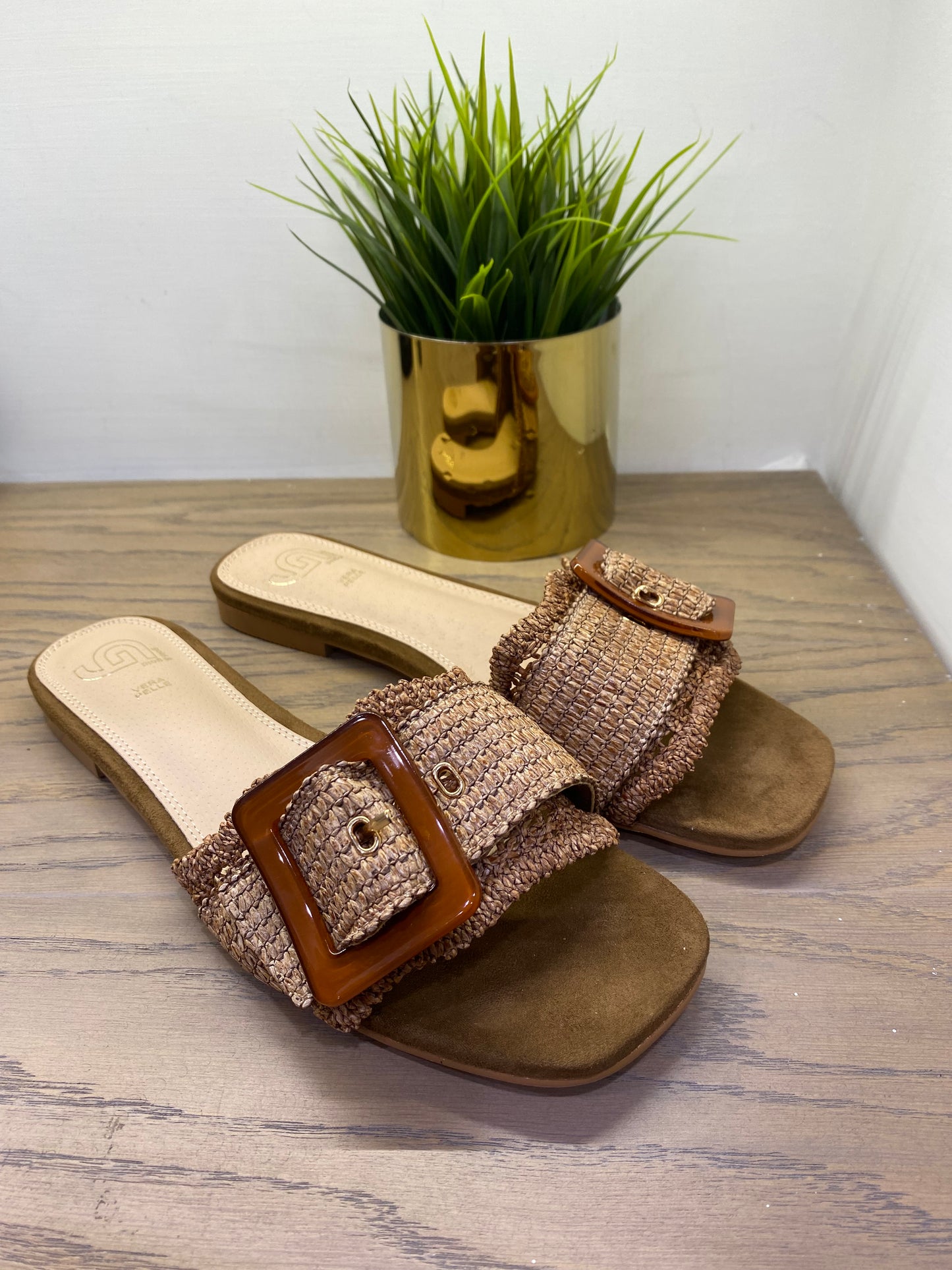 gold sandalo basso accessorio