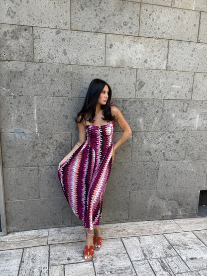 cor01 long dress laccio spalla