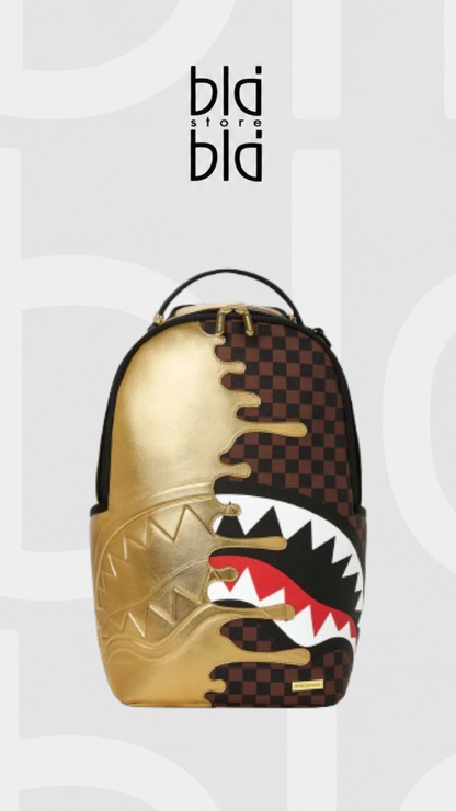 sprayground sharks gold