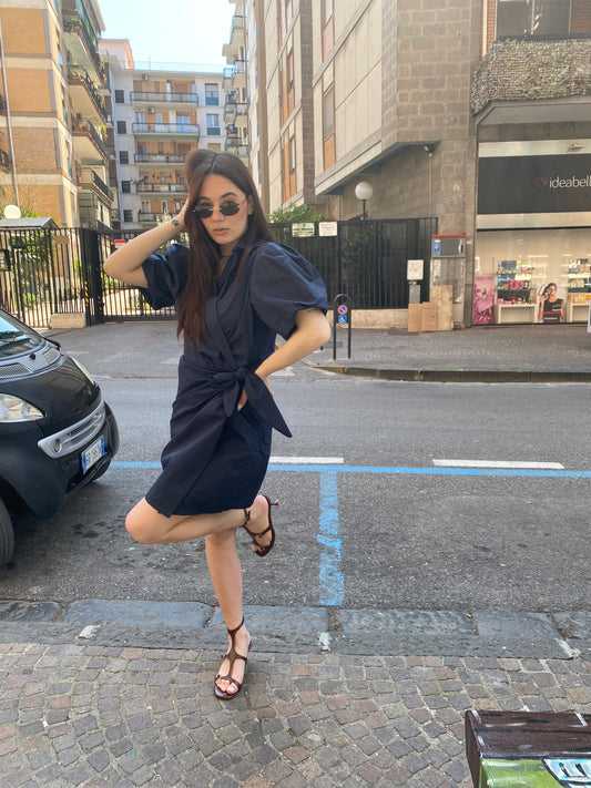 ornella b abito m/m sbuffo