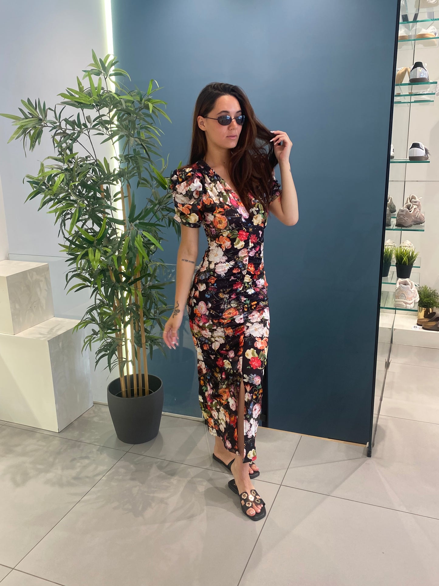 cor02 long dress arriccio floreale