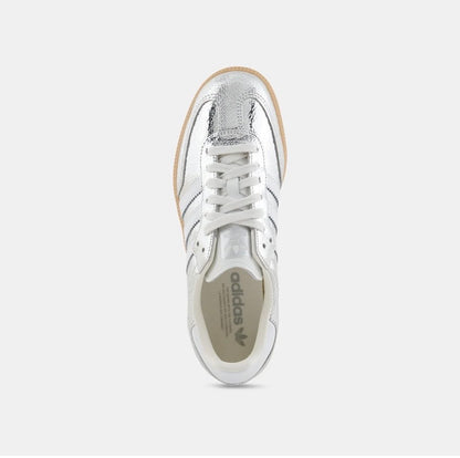 adidas samba silver metallic