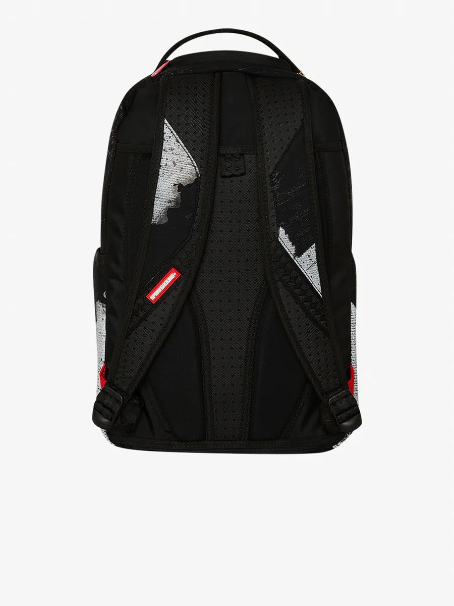 sprayground shark central painted backpack