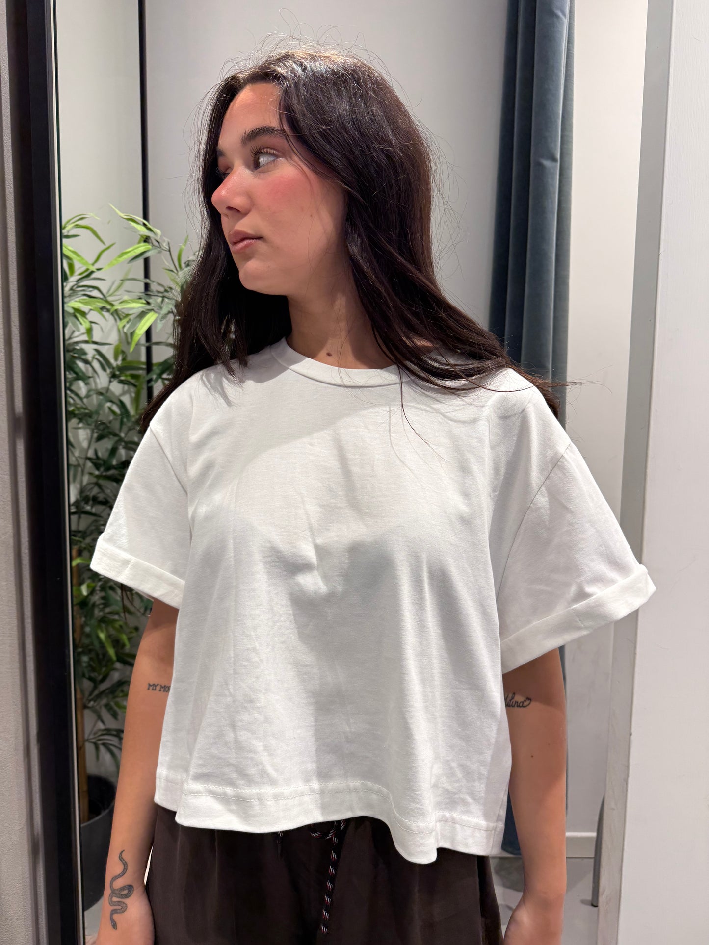 isabel t shirt over drop