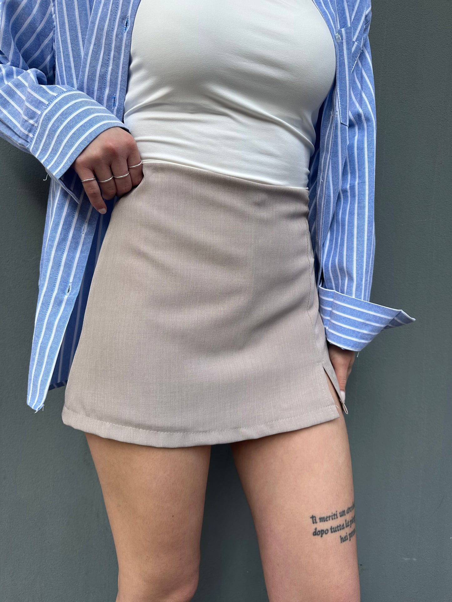 glitter mini short