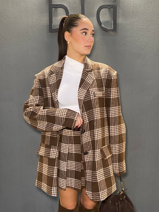 isabel giacca over check