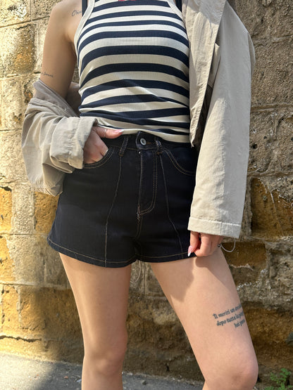 luna short denim nervetto