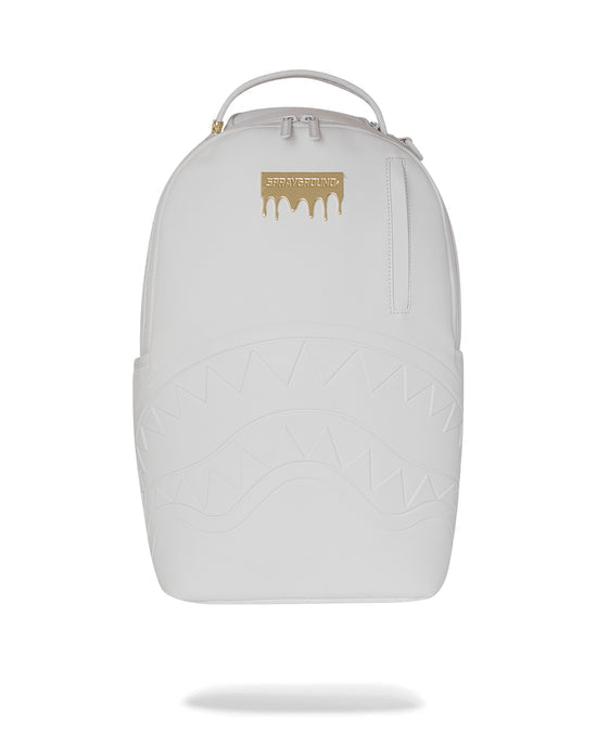 sprayground gold brick white