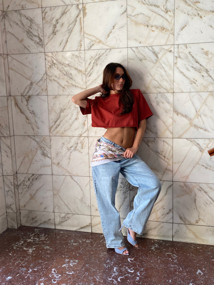 cor01 t-shirt crop spallina
