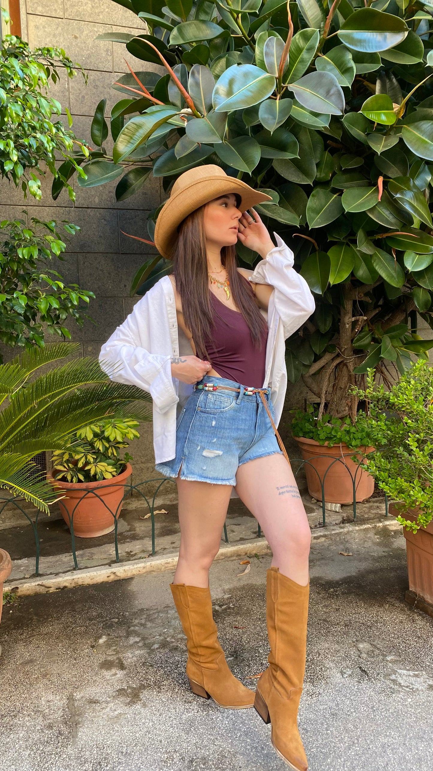 only shorts con cintura