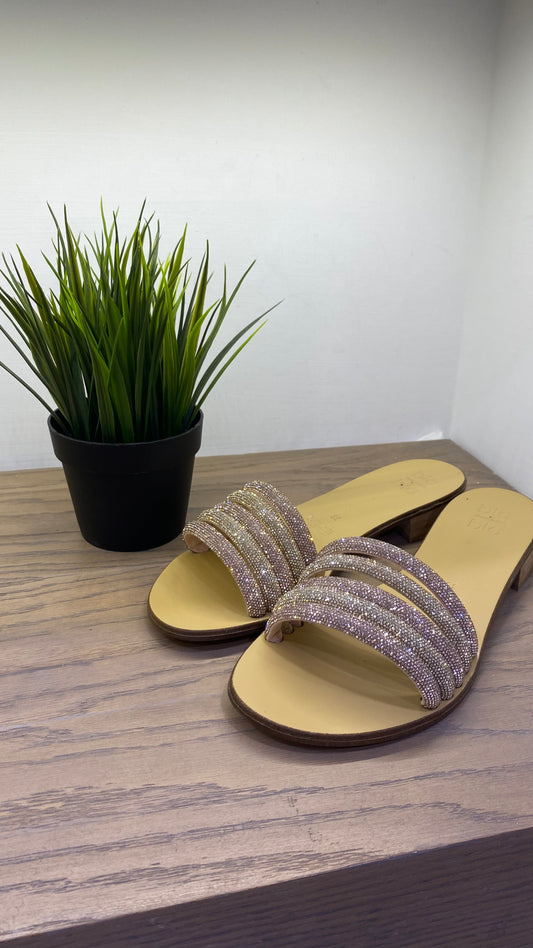 giovy sandalo strass fascia