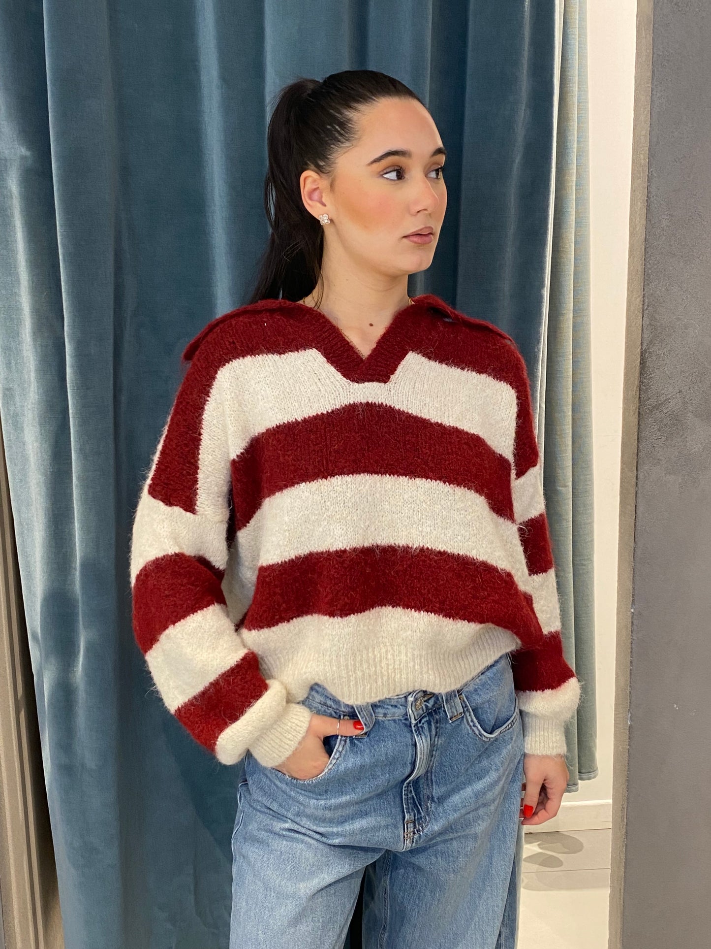 isabel pull polo fascia