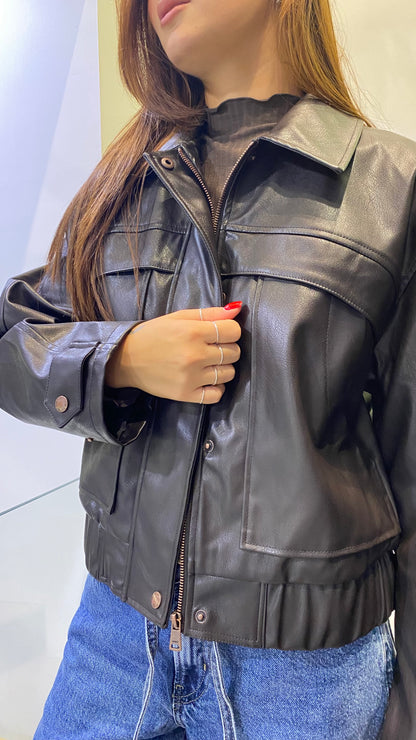 only bomber eco pelle