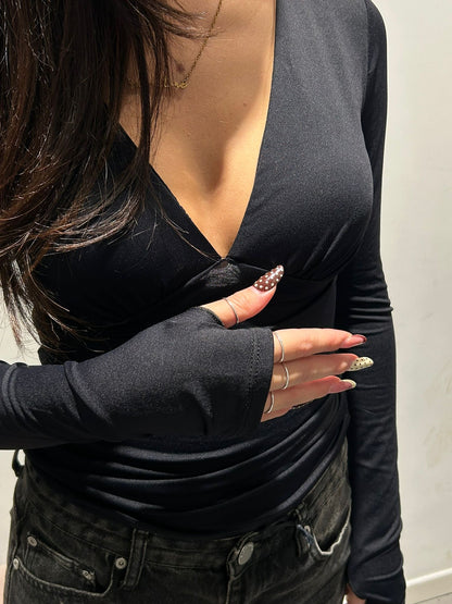 isabel maglia coppe scollo