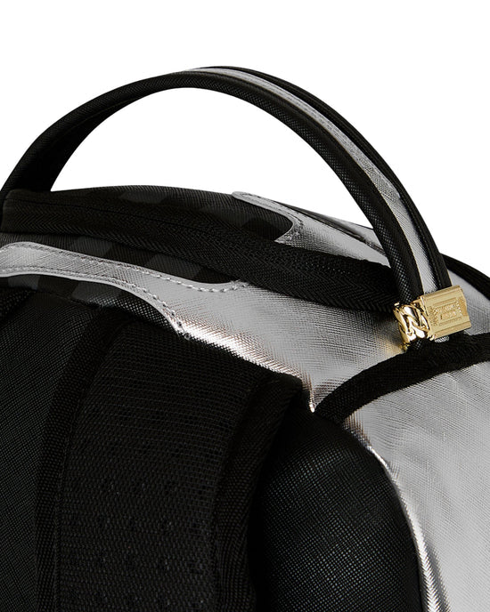 sprayground silver side drip black